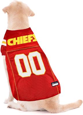 Show full view: Pets First NFL Dog & Cat Jersey, Kansas City Chiefs, Small slide 4 of 6