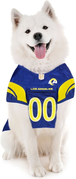Show full view: Pets First NFL Dog & Cat Jersey, Los Angeles Rams, XX-Large slide 4 of 5