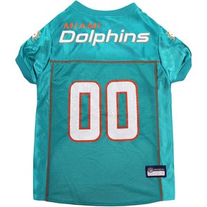 Pets First NFL Dog & Cat Jersey, Miami Dolphins, Large