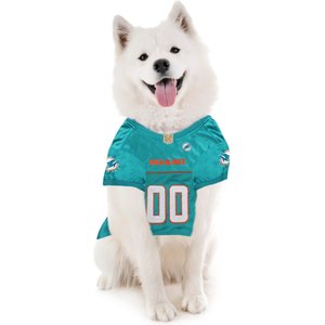 Pets First NFL Dog & Cat Jersey, Miami Dolphins, Large