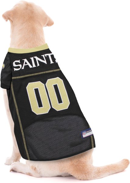Show full view: Pets First NFL Dog & Cat Jersey, New Orleans Saints, X-Large slide 3 of 5