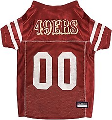 Pets First NFL Dog & Cat Jersey, San Francisco 49ers, Small