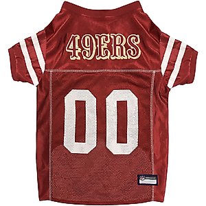 Pets First NFL Dog & Cat Jersey, San Francisco 49ers, X-Large