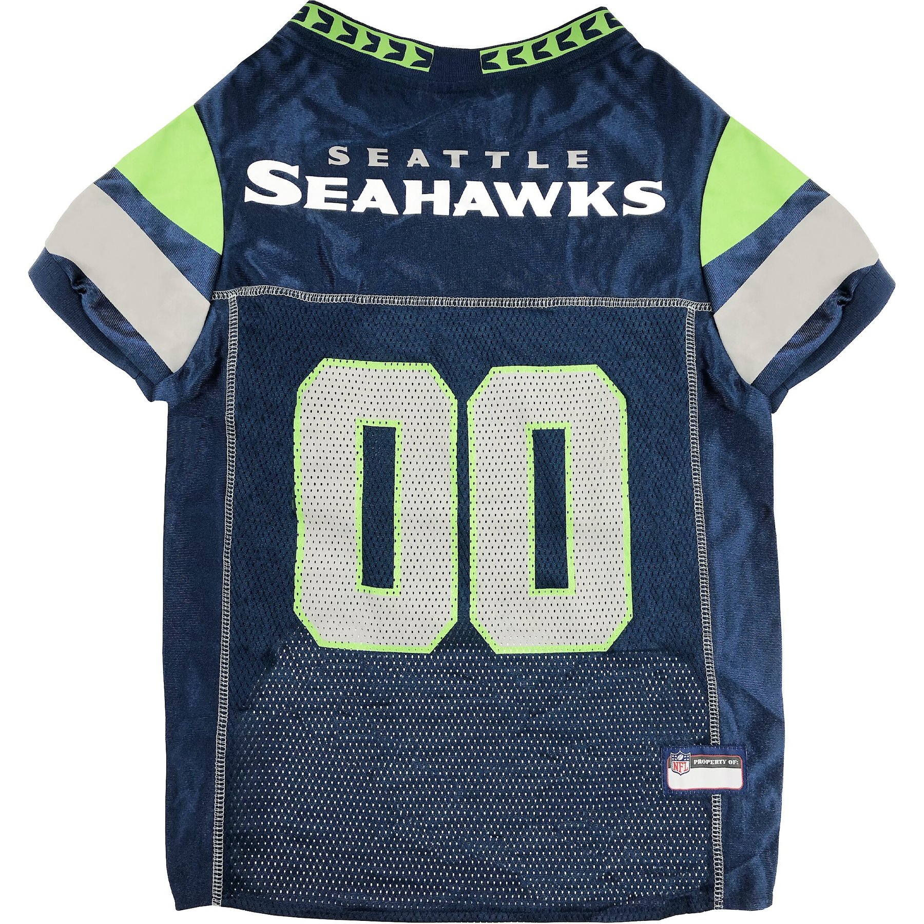 Pets First NFL Dog & Cat Jersey, Seattle Seahawks, Medium