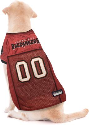 Show full view: Pets First NFL Dog & Cat Jersey, Tampa Bay Buccaneers, Large slide 3 of 5
