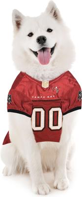 Show full view: Pets First NFL Dog & Cat Jersey, Tampa Bay Buccaneers, Large slide 4 of 5