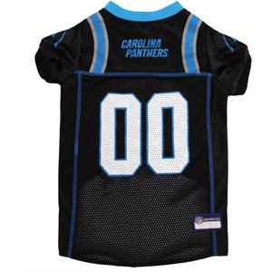 Pets First NFL Dog & Cat Mesh Jersey, Carolina Panthers, Small