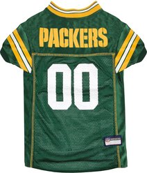Pets First NFL Dog & Cat Mesh Jersey, Green Bay Packers, 3X-Large