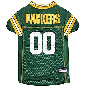 Pets First NFL Dog & Cat Mesh Jersey, Green Bay Packers, XX-Large