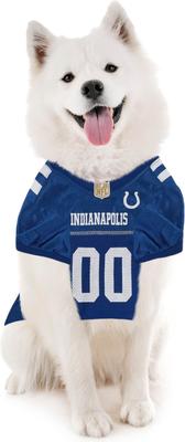 Show full view: Pets First NFL Dog & Cat Mesh Jersey, Indianapolis Colts, Large slide 4 of 6