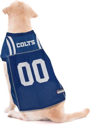 Show full view: Pets First NFL Dog & Cat Mesh Jersey, Indianapolis Colts, Small slide 3 of 6