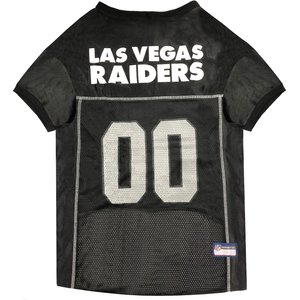 Pets First NFL Dog & Cat Mesh Jersey, Las Vegas Raiders, Small