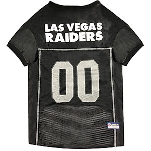 Pets First NFL Dog & Cat Mesh Jersey, Las Vegas Raiders, X-Large