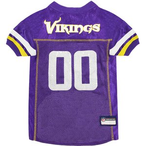 Pets First NFL Dog & Cat Mesh Jersey, Minnesota Vikings, Medium