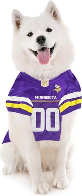 Show full view: Pets First NFL Dog & Cat Mesh Jersey, Minnesota Vikings, Small slide 4 of 6