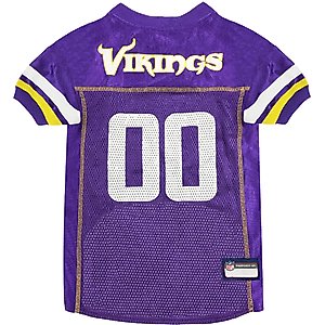 Pets First NFL Dog & Cat Mesh Jersey, Minnesota Vikings, X-Large