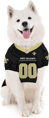 Show full view: Pets First NFL Dog & Cat Mesh Jersey, New Orleans Saints, Large slide 5 of 7
