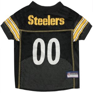 Pets First NFL Dog & Cat Mesh Jersey, Pittsburgh Steelers, XX-Large