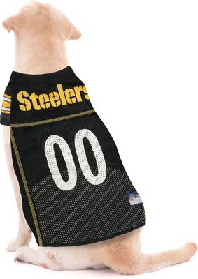 Show full view: Pets First NFL Dog & Cat Mesh Jersey, Pittsburgh Steelers, XX-Large slide 4 of 7