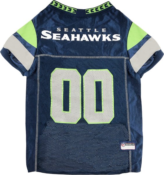 Show full view: Pets First NFL Dog & Cat Mesh Jersey, Seattle Seahawks, XX-Large slide 1 of 7
