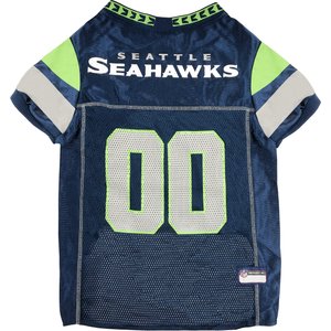 Pets First NFL Dog & Cat Mesh Jersey, Seattle Seahawks, XX-Large
