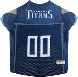Pets First NFL Dog & Cat Mesh Jersey, Tennessee Titans, Small slide 1 of 6