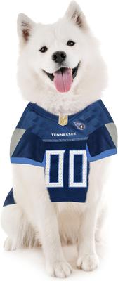 Show full view: Pets First NFL Dog & Cat Mesh Jersey, Tennessee Titans, Small slide 6 of 8