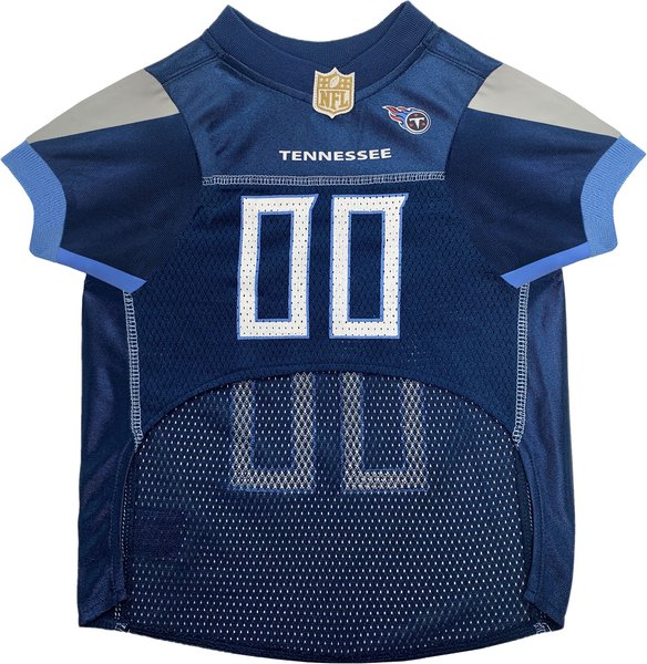 Show full view: Pets First NFL Dog & Cat Mesh Jersey, Tennessee Titans, X-Large slide 3 of 8