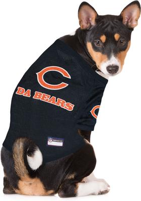 Show full view: Pets First NFL Dog & Cat Raglan Jersey, Chicago Bears, X-Large slide 5 of 6