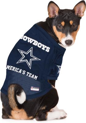 Show full view: Pets First NFL Dog & Cat Raglan Jersey, Dallas Cowboys, Small slide 5 of 6