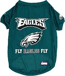 Pets First NFL Dog & Cat Raglan Jersey, Philadelphia Eagles, Medium