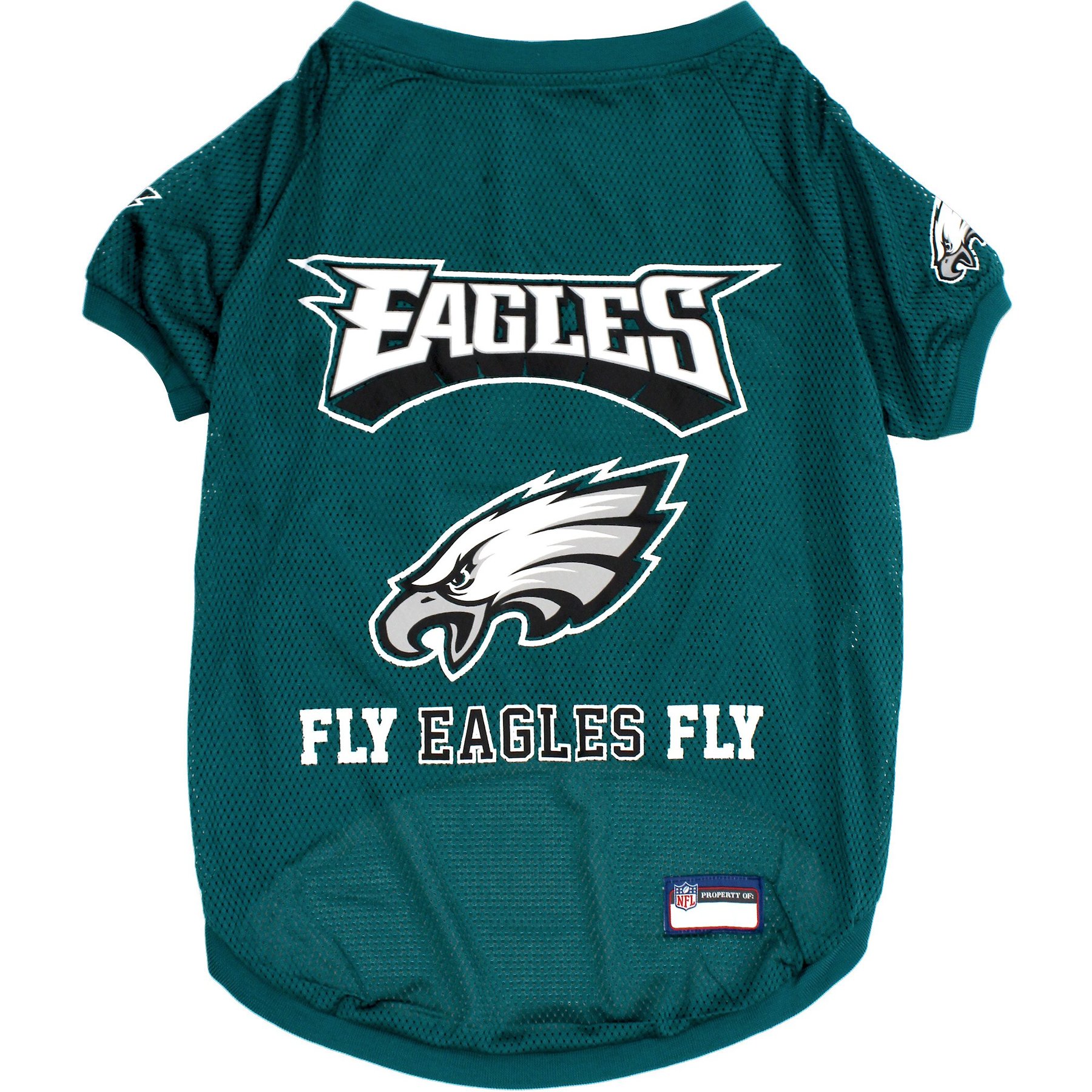 Pets First NFL Dog & Cat Raglan Jersey, Philadelphia Eagles, X-Large