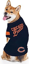 Pets First NFL Dog & Cat Stripe T-Shirt, Chicago Bears, Small slide 2 of 4