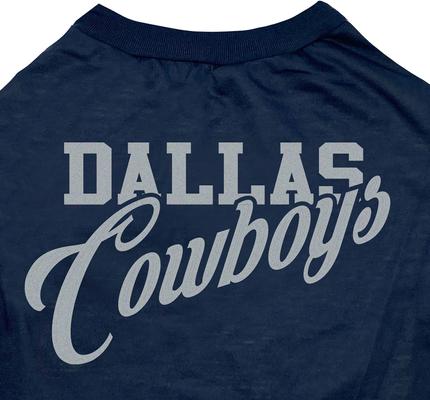 Show full view: Pets First NFL Dog & Cat Stripe T-Shirt, Dallas Cowboys, Large slide 4 of 6