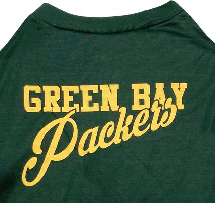 Show full view: Pets First NFL Dog & Cat Stripe T-Shirt, Green Bay Packers, Large slide 4 of 6
