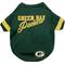 Show in main carousel: Pets First NFL Dog & Cat Stripe T-Shirt, Green Bay Packers, Small slide 1 of 6