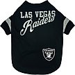 Show in main carousel: Pets First NFL Dog & Cat Stripe T-Shirt, Las Vegas Raiders, Small slide 1 of 6