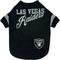 Show in main carousel: Pets First NFL Dog & Cat Stripe T-Shirt, Las Vegas Raiders, Small slide 1 of 6