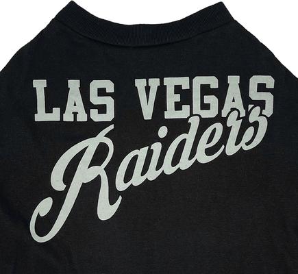 Show full view: Pets First NFL Dog & Cat Stripe T-Shirt, Las Vegas Raiders, Small slide 4 of 6