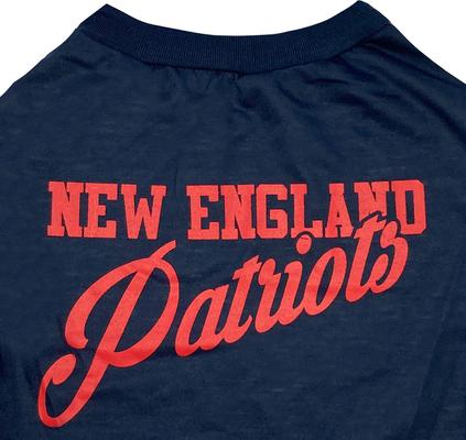Show full view: Pets First NFL Dog & Cat Stripe T-Shirt, New England Patriots, Small slide 5 of 7