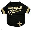 Show in main carousel: Pets First NFL Dog & Cat Stripe T-Shirt, New Orleans Saints, Large slide 1 of 5