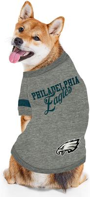 Show full view: Pets First NFL Dog & Cat Stripe T-Shirt, Philadelphia Eagles, Small slide 4 of 7