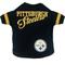 Show in main carousel: Pets First NFL Dog & Cat Stripe T-Shirt, Pittsburgh Steelers, Small slide 1 of 6