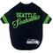 Show in main carousel: Pets First NFL Dog & Cat Stripe T-Shirt, Seattle Seahawks, Large slide 1 of 6