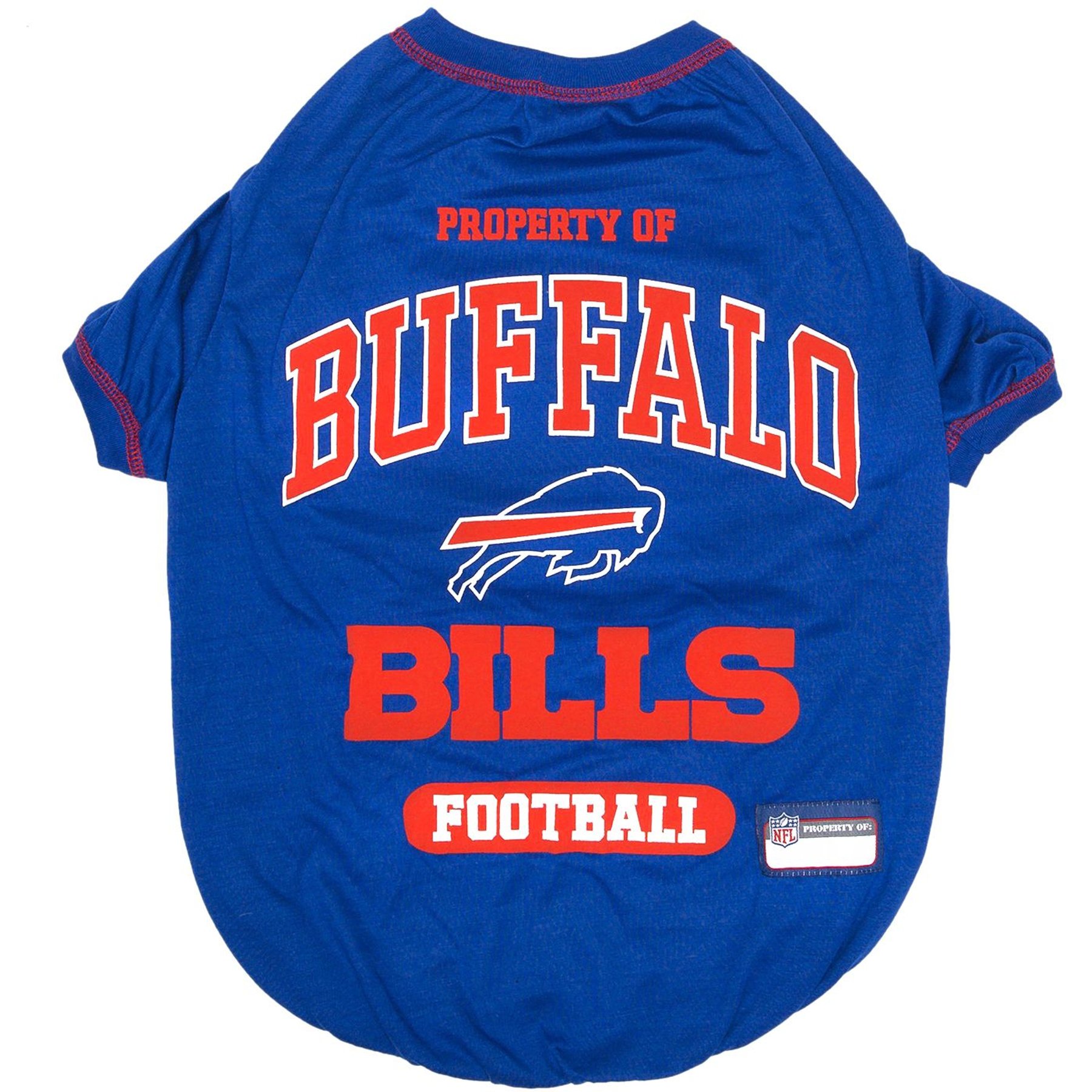 Pets First NFL Dog & Cat T-Shirt, Buffalo Bills, X-Small