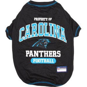 Pets First NFL Dog & Cat T-Shirt, Carolina Panthers, X-Large