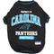 Show in main carousel: Pets First NFL Dog & Cat T-Shirt, Carolina Panthers, X-Large slide 1 of 6