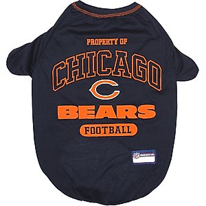 Pets First NFL Dog & Cat T-Shirt, Chicago Bears, Large