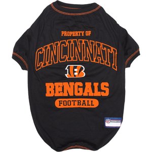 Pets First NFL Dog & Cat T-Shirt, Cincinnati Bengals, Large