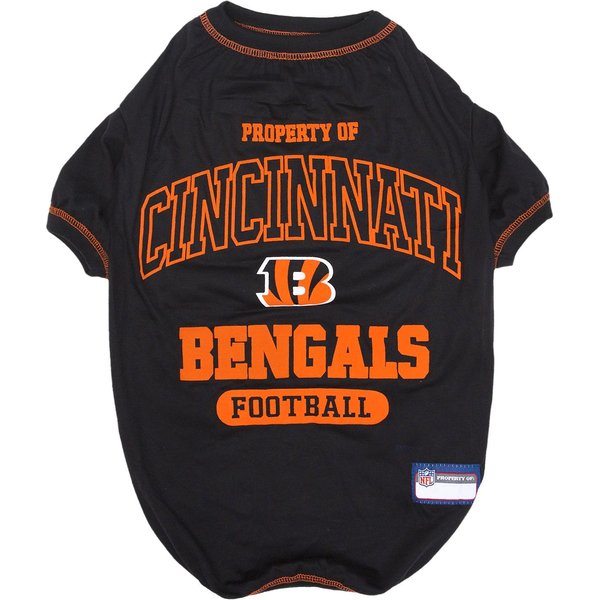 LITTLEARTH NFL Personalized Stretch Dog Cat Jersey, Cincinnati